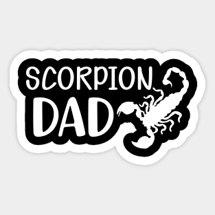 Scorpion Dad Sticker